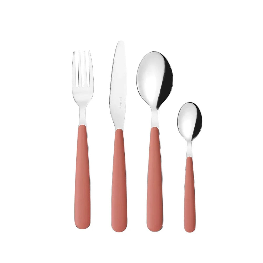 Pop Set Posate 24 Pz Terracotta Chiaro